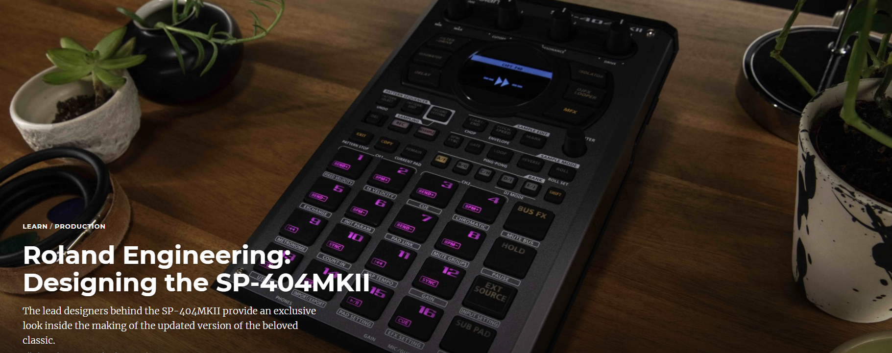 Roland SP-404MKII Wave Sampler 16GB Effector AIRA
