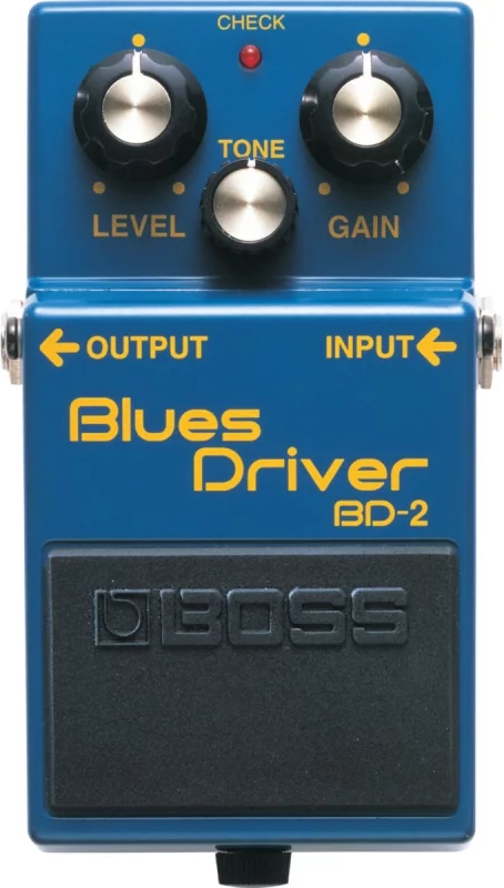 Pedal Distorção BOSS BD-2 BLUES DRIVER Pedal Compacto para Guitarra Elétrica