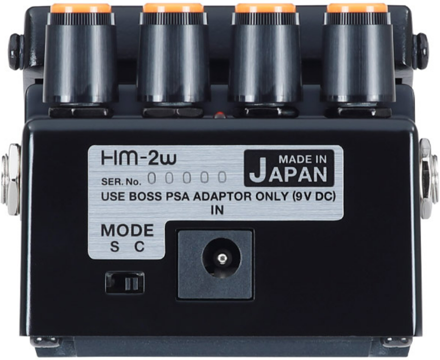 BOSS HM-2W Heavy Metal Distorção Edição Especial WAZA CRAFT