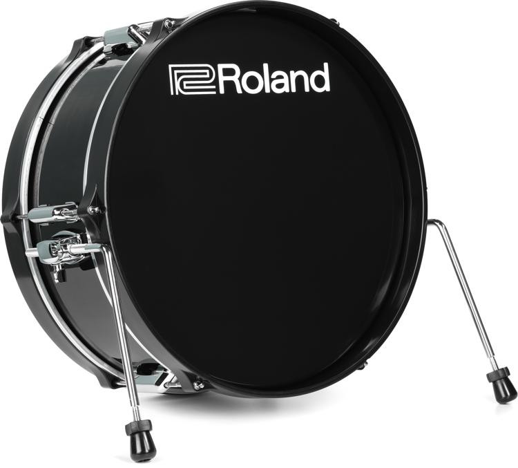 Bombo Roland KD-180L-BK 18-polegadas baterias Roland VAD