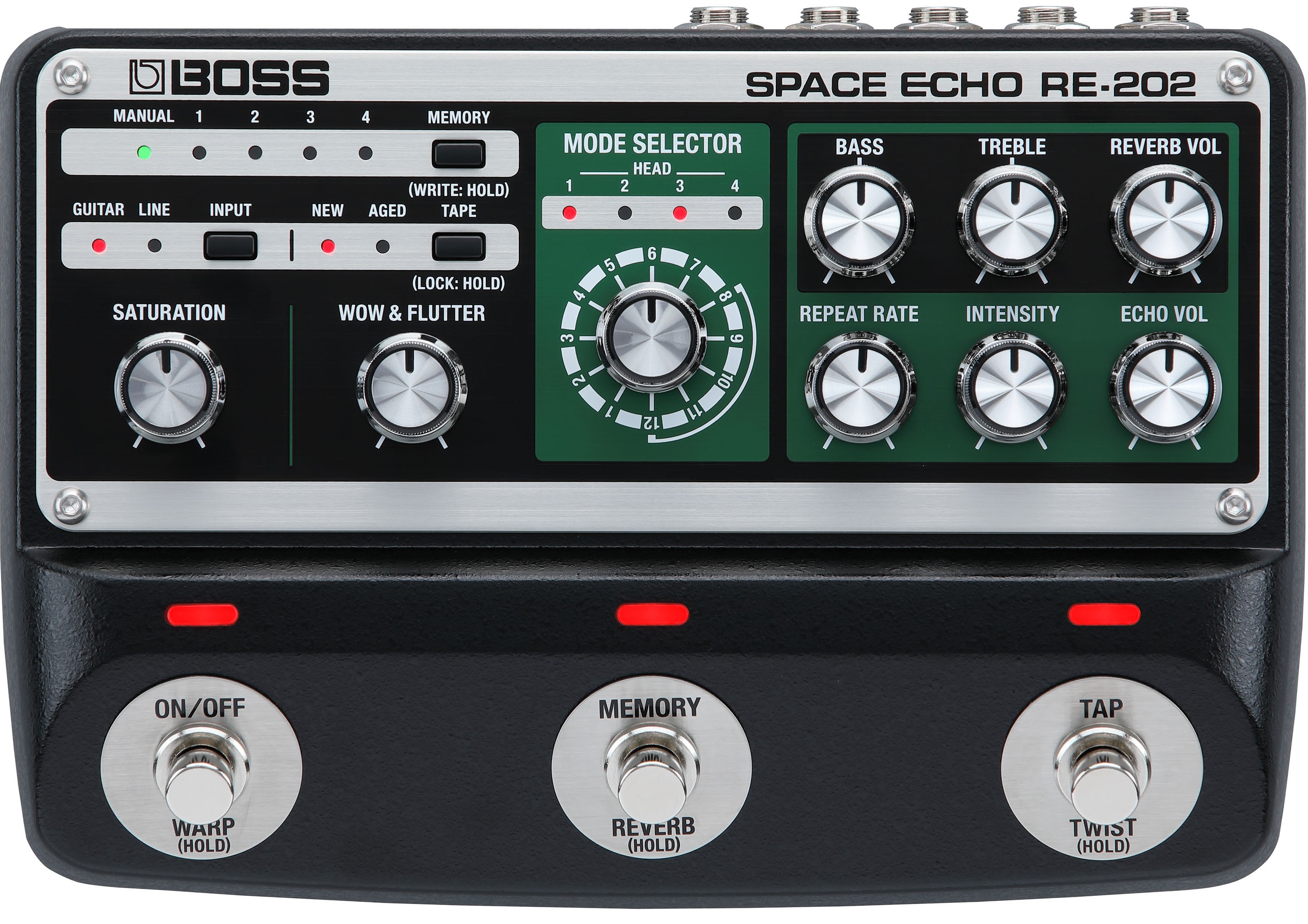 BOSS RE-202 SPACE ECHO Pedal Digital Delay Reverb