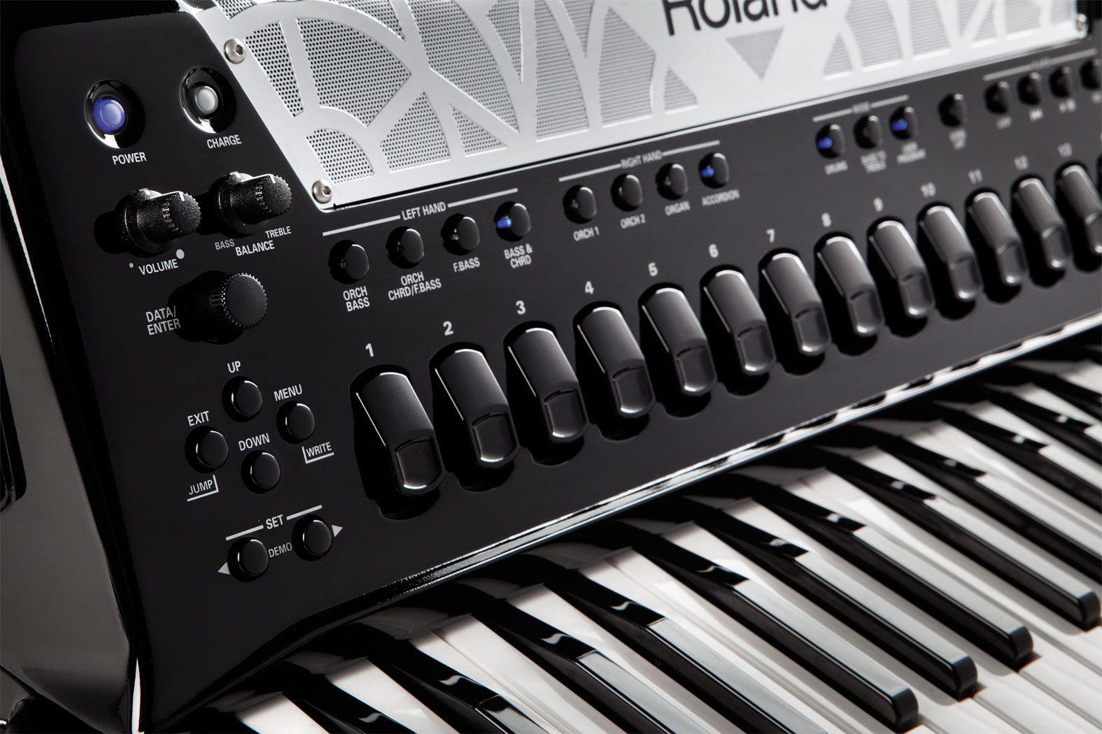Roland FR-8X BK Acordeão Electrónico Profissional de Teclas Preto