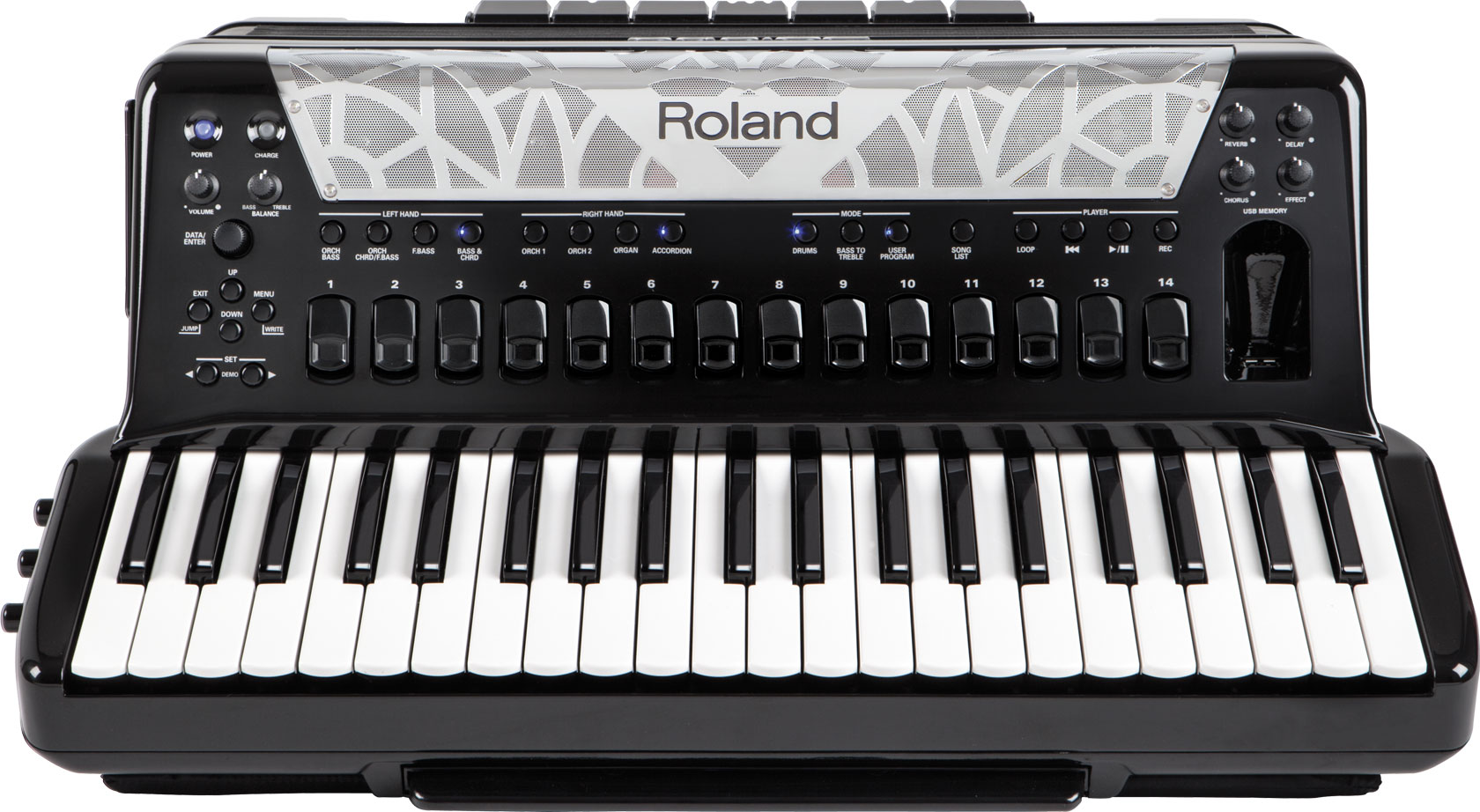 Roland FR-8X BK Acordeão Electrónico Profissional de Teclas Preto
