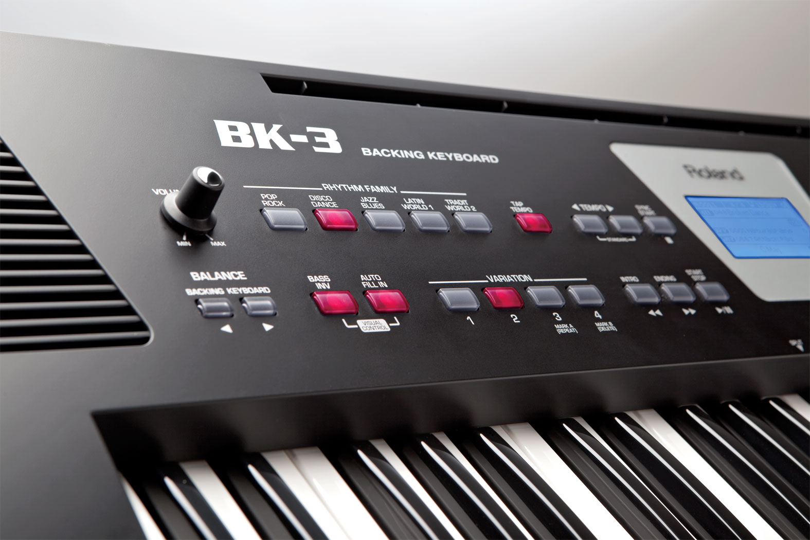 Roland BK-3 Teclado com Ritmos Intelligent Arranger Profissional