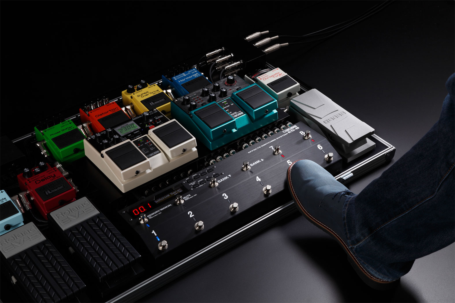 BOSS ES-8 Comutador de Efeitos Profissional para Guitarra e Baixo