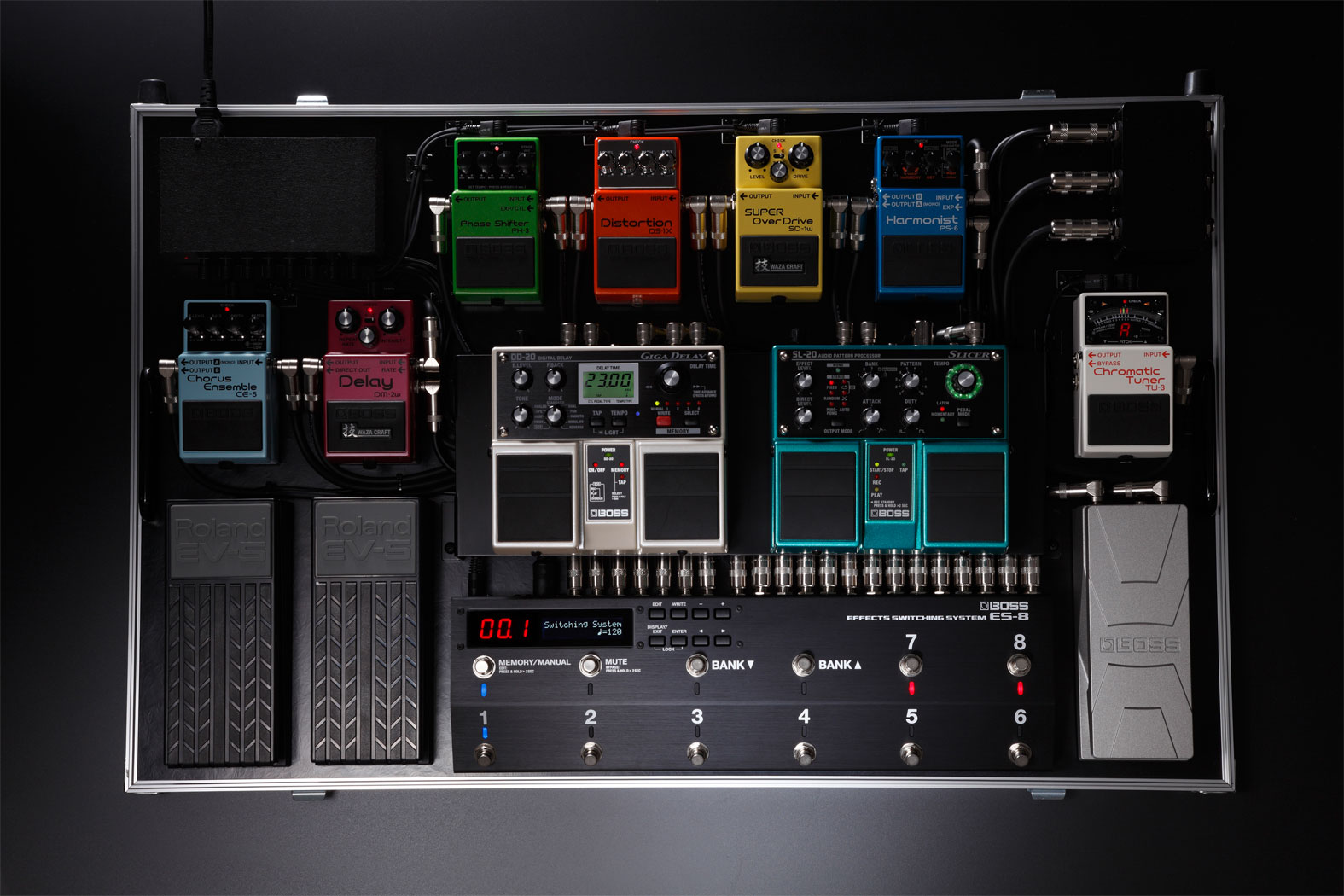 BOSS ES-8 Comutador de Efeitos Profissional para Guitarra e Baixo