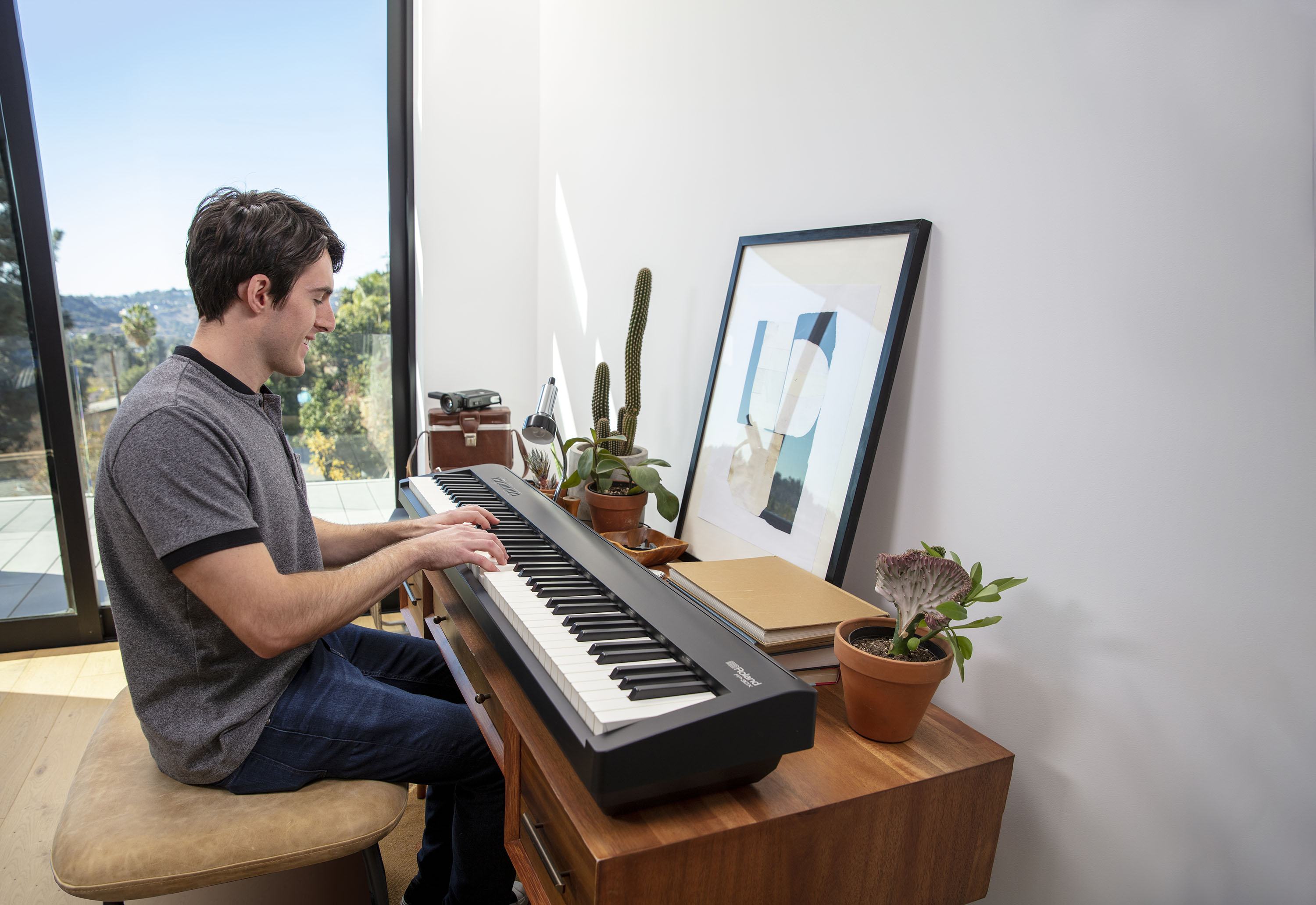 Roland FP-30X BK Piano Portátil Preto USB Bluetooth