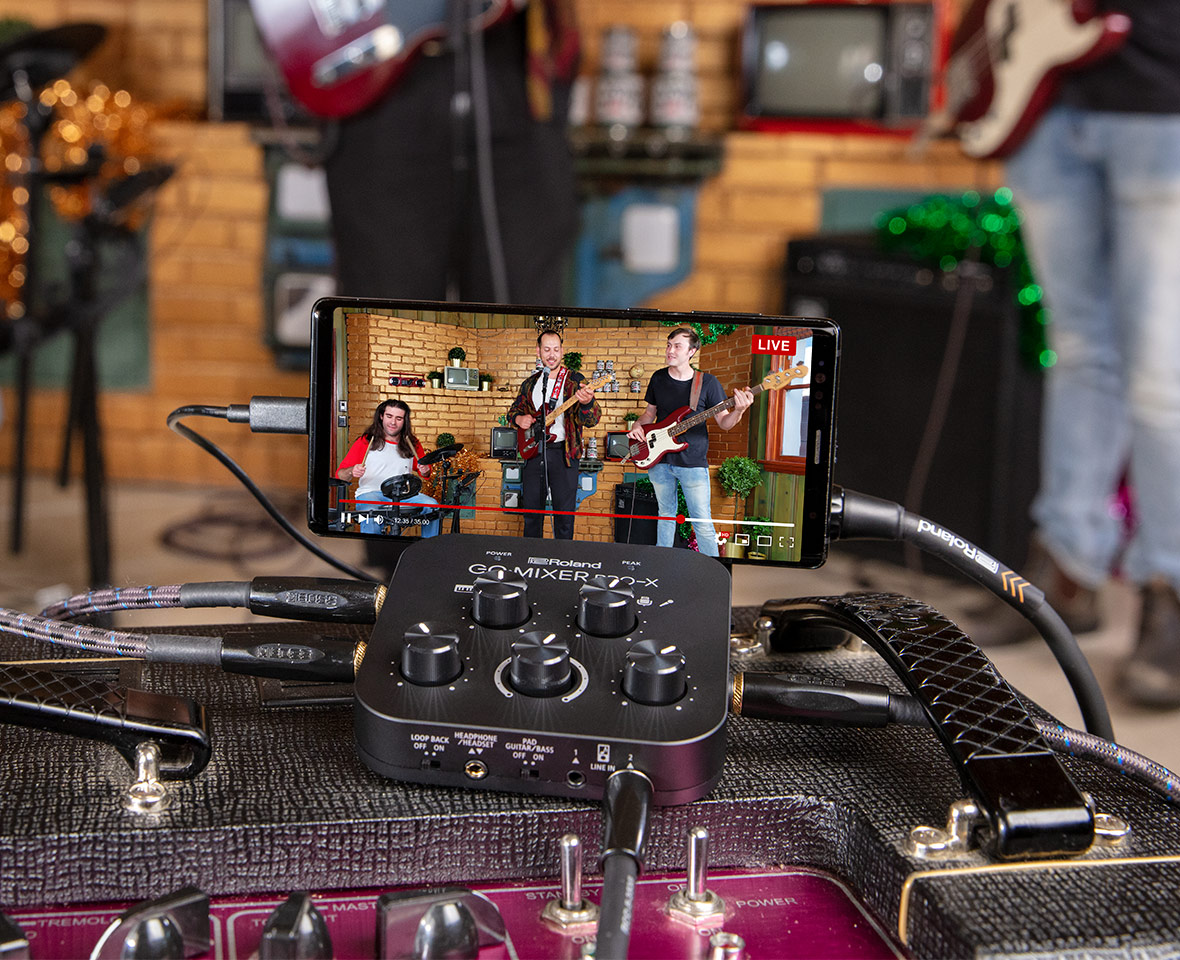 Roland GO:MIXER PRO-X Mesa Mistura para Telemóveis e Tablets