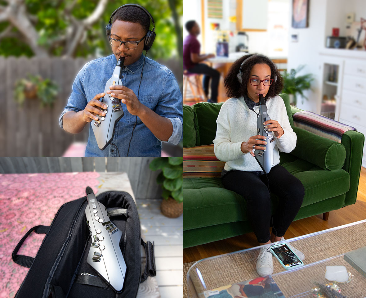 Roland Aerophone GO AE-05 Saxofone Eletrónico com USB e Bluetooth