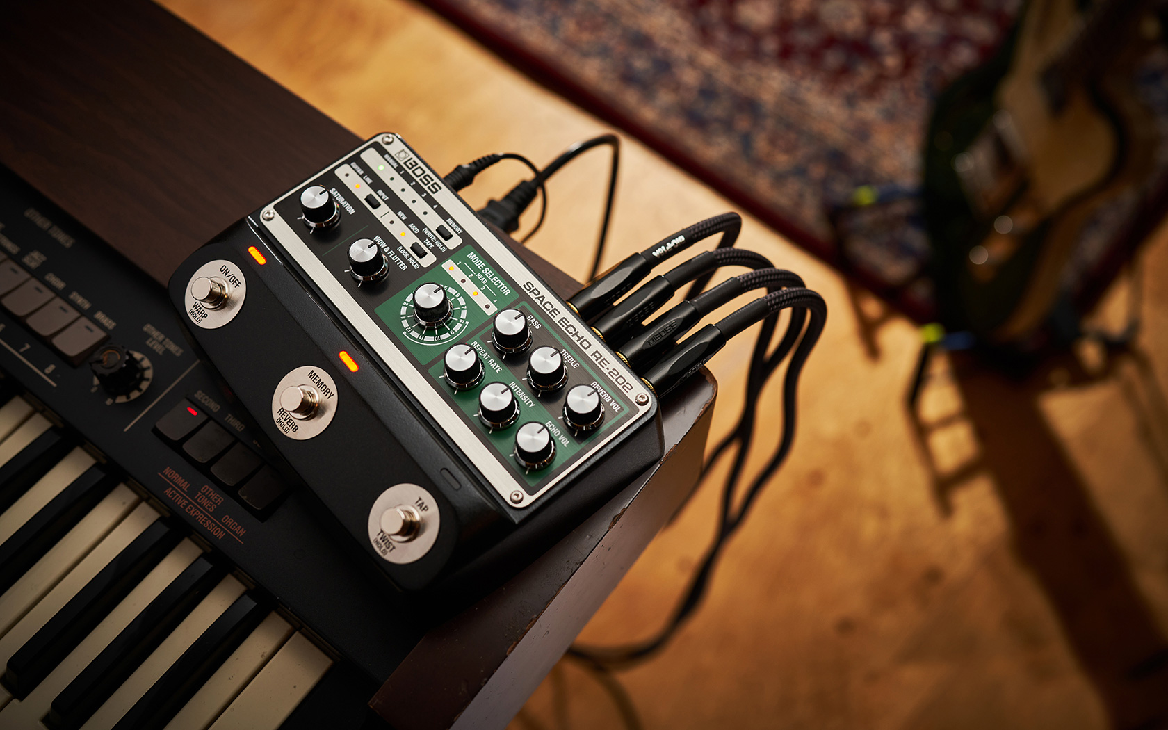 BOSS RE-202 SPACE ECHO Pedal Digital Delay Reverb
