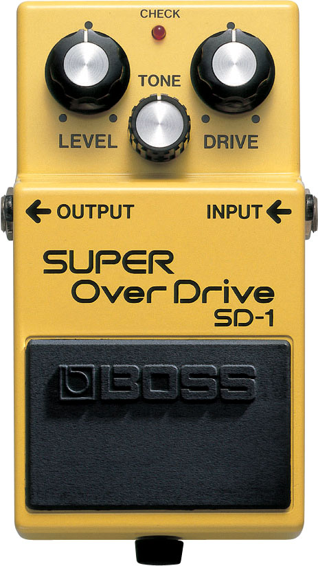 BOSS SD-1 SUPER OVERDRIVE Pedal Distorção para Guitarra Elétrica