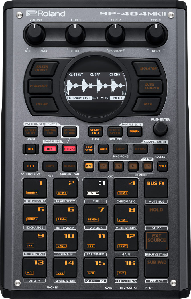 Roland SP-404MKII Wave Sampler 16GB Effector AIRA