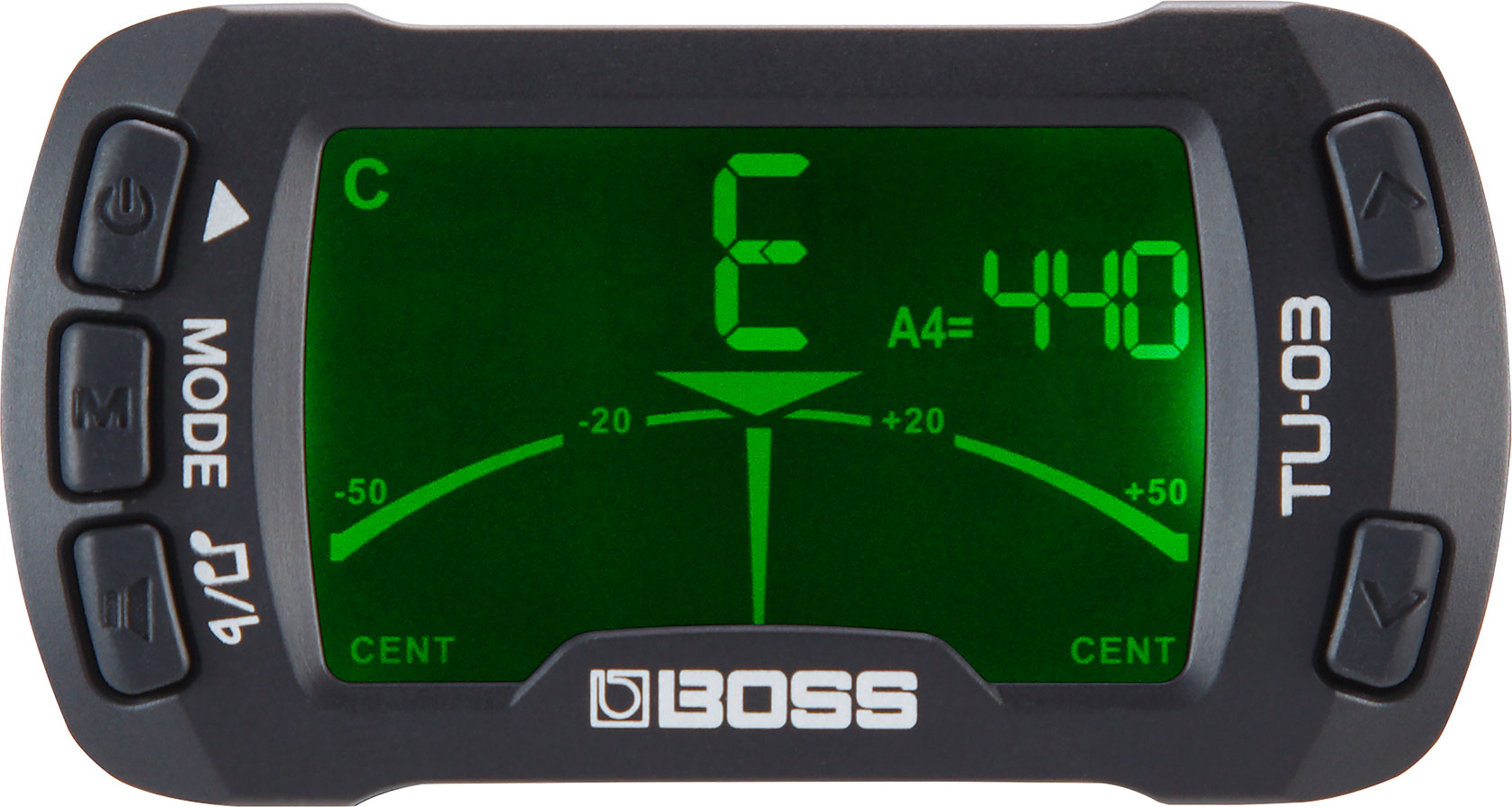 BOSS TU-03 Afinador e Metrónomo Clip para Guitarra, Baixo, Ukulele, Violino
